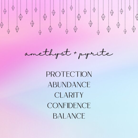 Amethyst Cluster with Pyrite Miner (C) - Picture 5 of 5